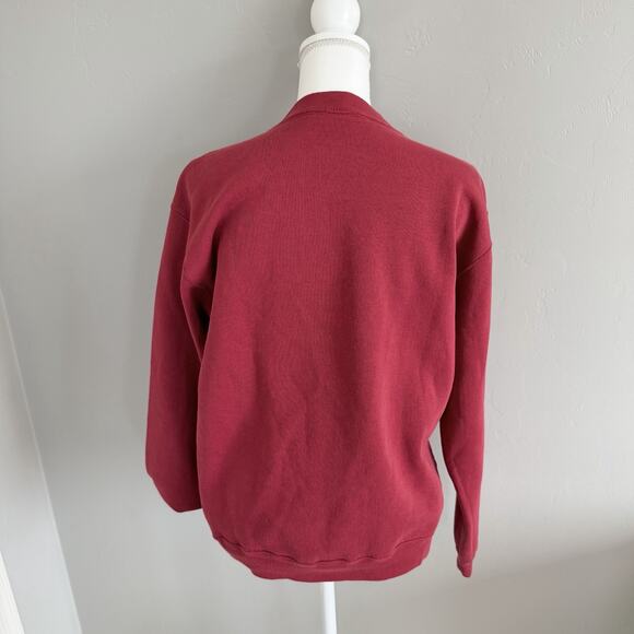 Vtg Standford University Russell Athletic Sweatshirt Unisex S Red White Crew USA - Picture 2 of 9